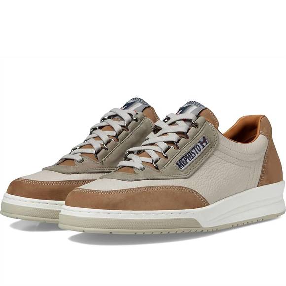 NEW MEPHISTO men's match walking shoe in taupe
